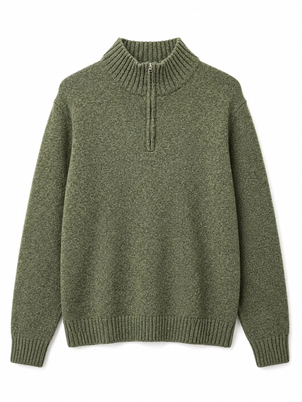 Men's Half-Zip Mock Neck Sweater